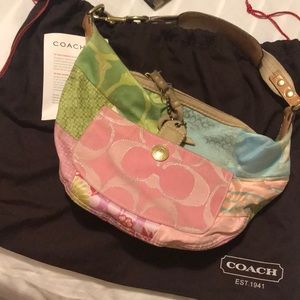 AUTHENTIC Coach signature collection purse